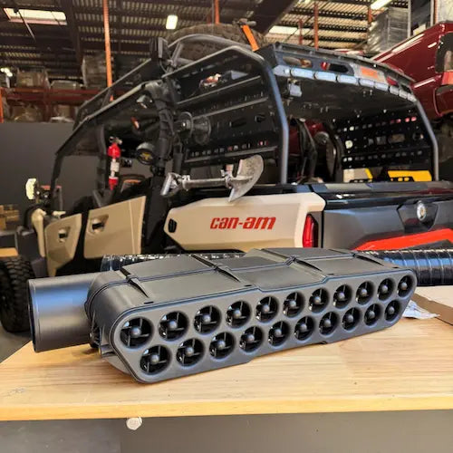 S&B Particle Separator for 2021-2026 Can-Am Commander - laid out